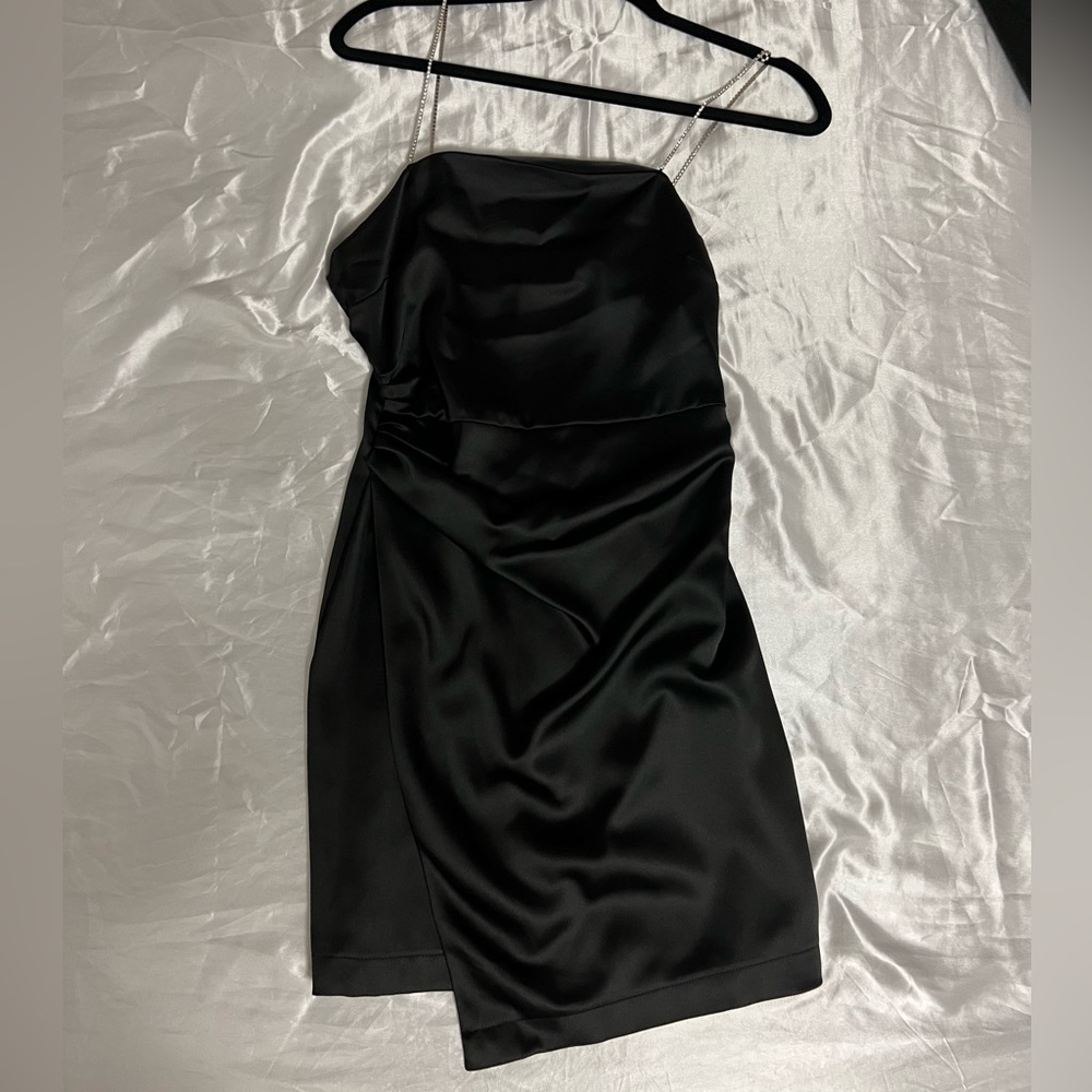 Satin mini dress